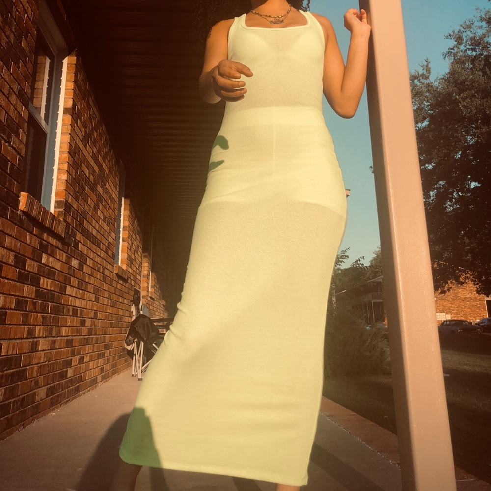 Neon Green Sundress